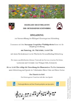 Saisoneröffnung des Hildegard-Kräutergartens Schöneberg